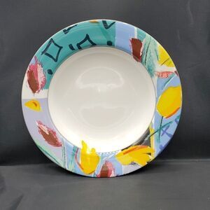 Vintage Mikasa Maxima Spring Bloom Soup Cereal Bowl 9" Japan